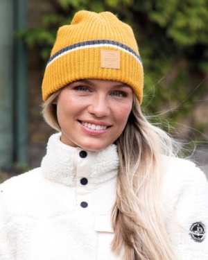 PelleP Tiller Striped Hat - Yellow, One size