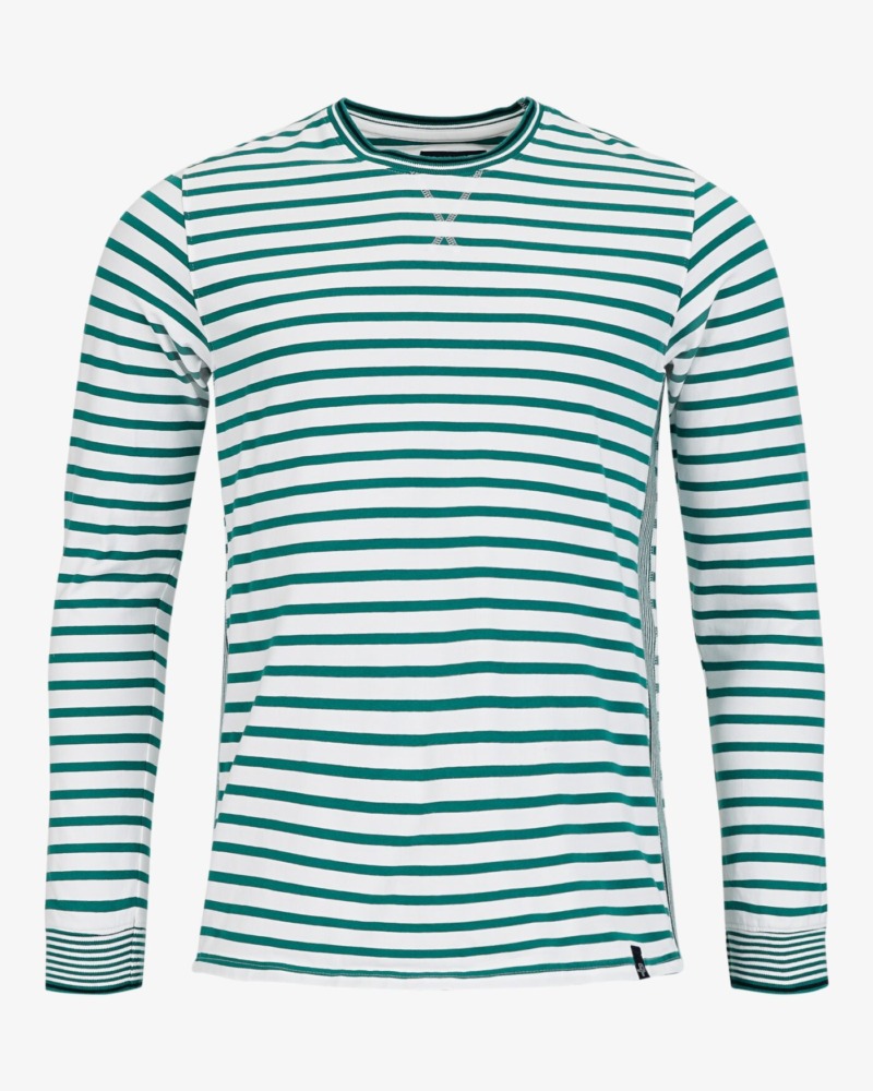 PelleP T-Särk Classic Stripe - Roheline/valge, XL