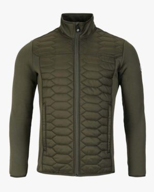 Levo Quilted Jacket - Khaki, M