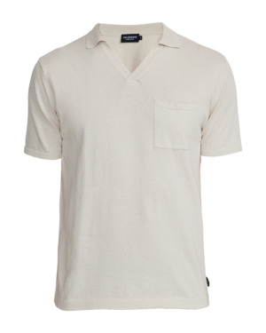 Albin Polo neulepusero - Vaalea beige, XXL