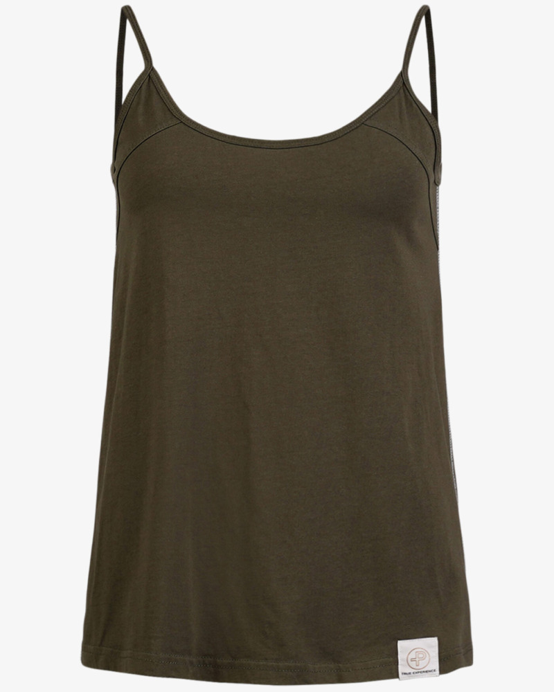 PelleP Bagde Linnen -toppi - Khaki, XS