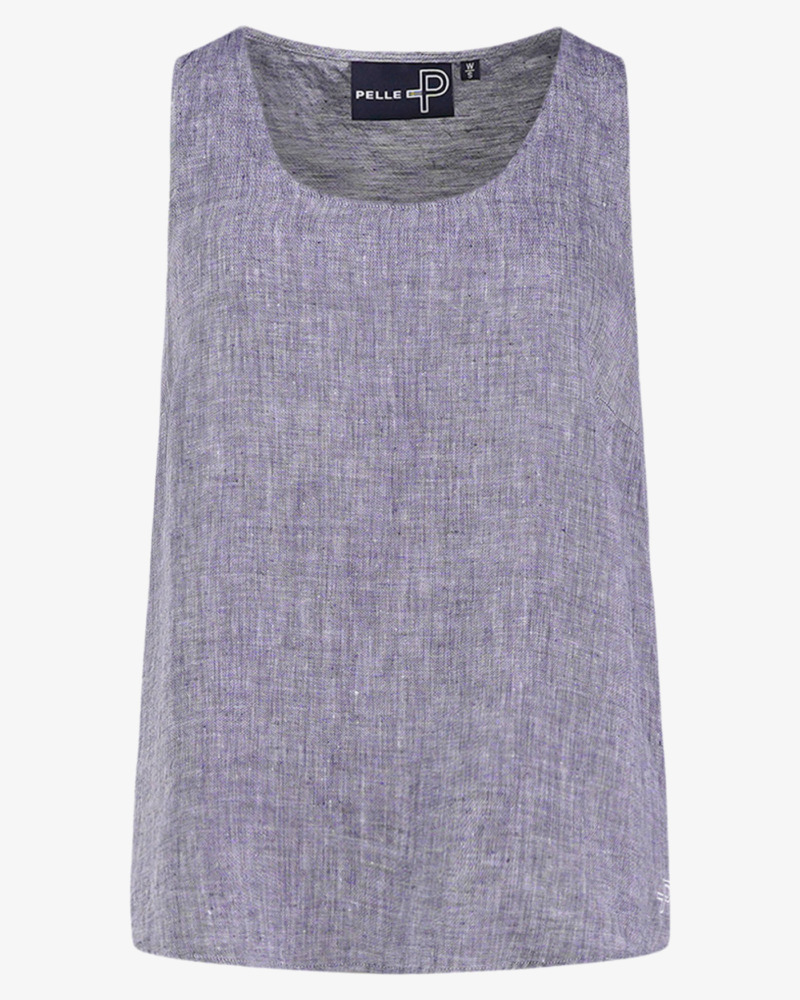 PelleP Linane Topp - Navy Melange, XXL