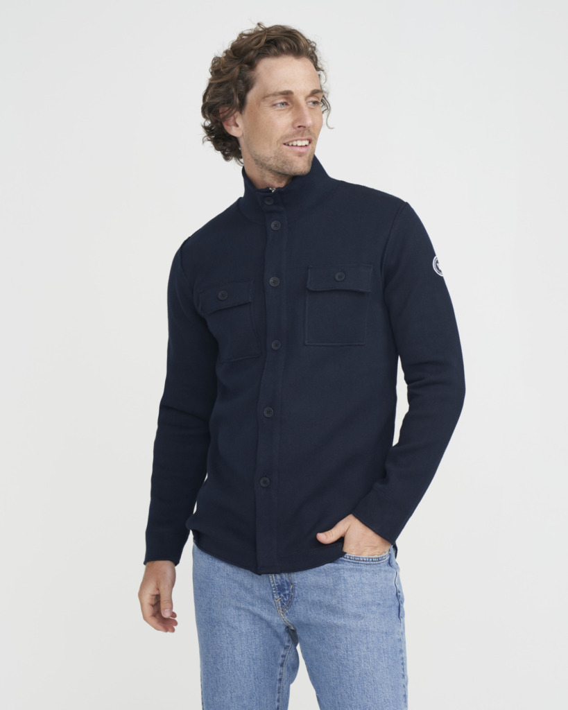 Edwin Shirt Jacket Windproof - Navy, XXL