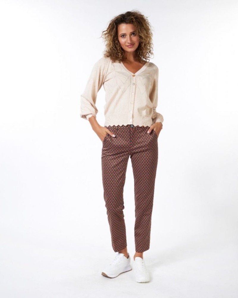 Chino Scalloped Trousers