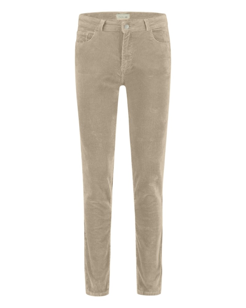 Celine Vintage Velvet Trousers - Beige Marble, 40