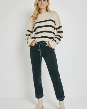 Bobby Vintage Corduroy Velvetpüksid - Emerald Green, 36