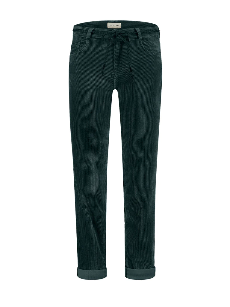 Bobby Vintage Corduroy Velvetpüksid - Emerald Green, 42