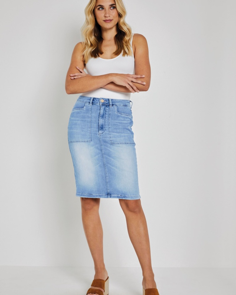 Jane Denim Skirt