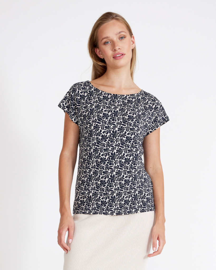 Asta Capsleeve - Sand/Navy, XL