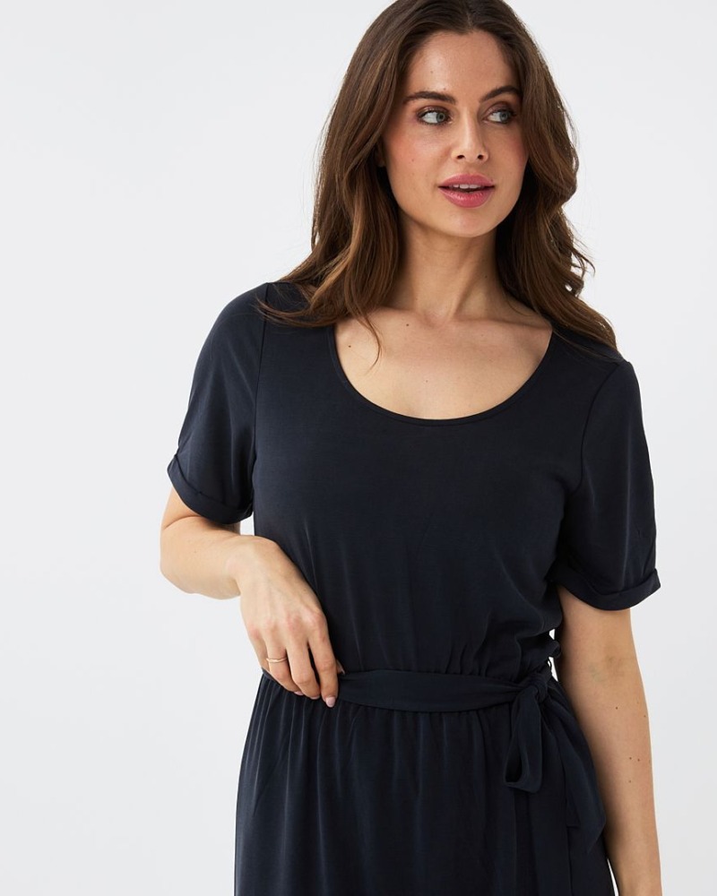 T-Särk Silk - Must, 44