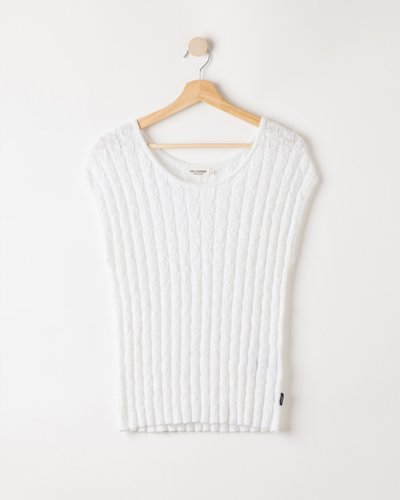 Juni Sviiter - White, XXL