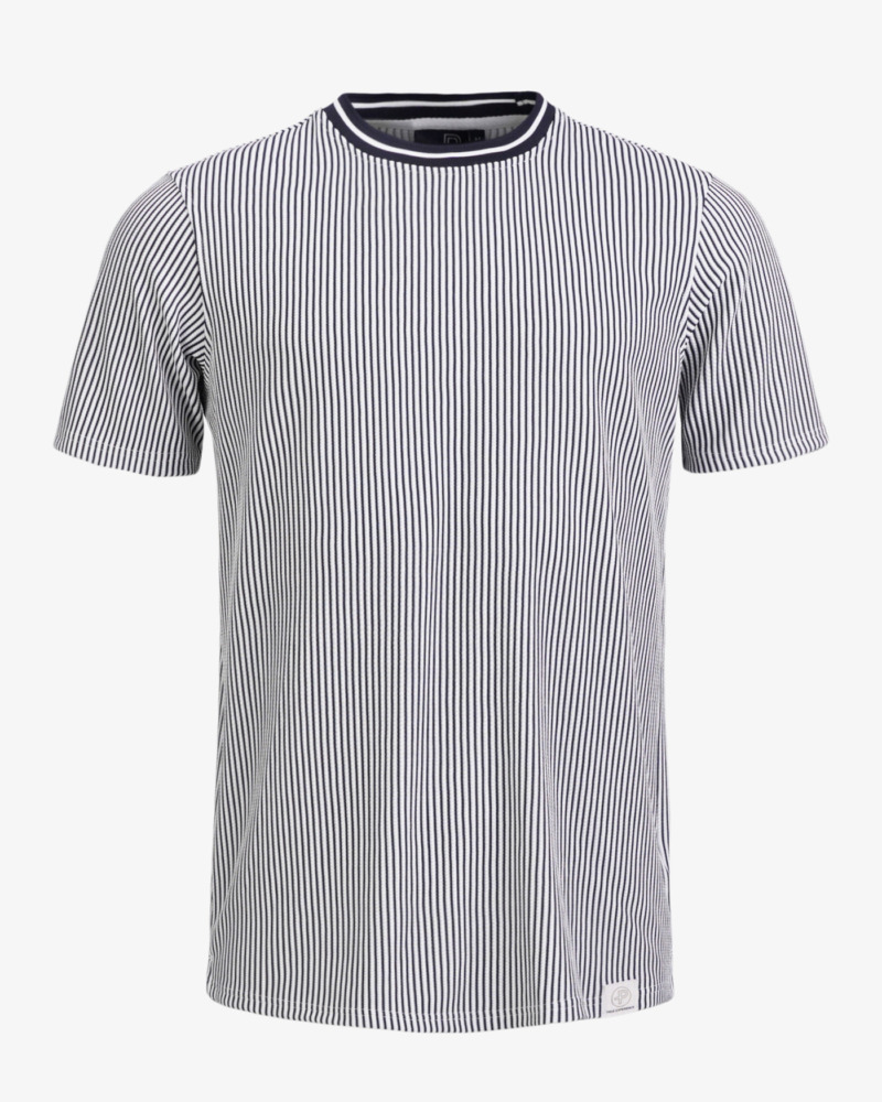 PelleP Brassie T-Särk - Navy Stripe, XXL