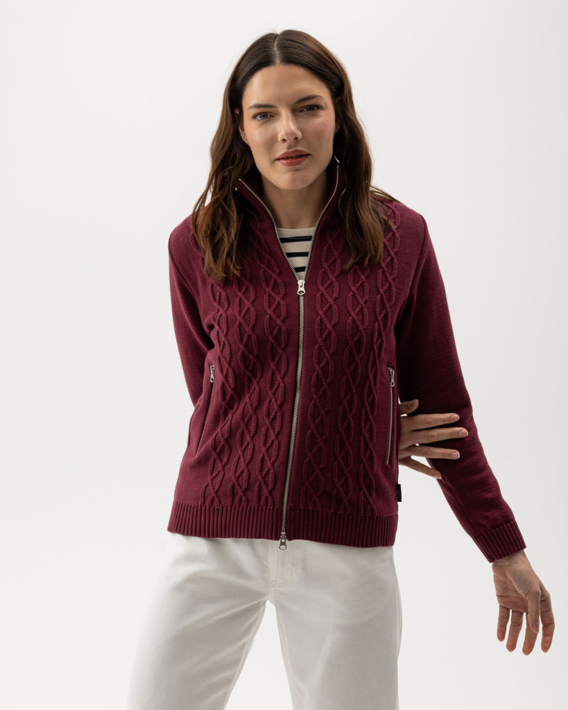 Marianne Fullzip Windproof - maroon, S