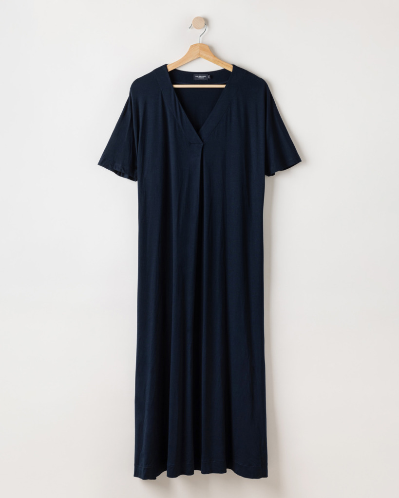 Esther V-Kaelusega Kleit - Navy, XS