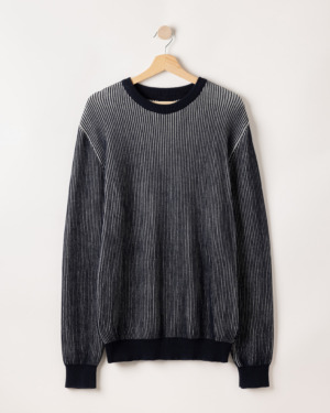 Sviiter Greger Crew - Navy/Off White, M