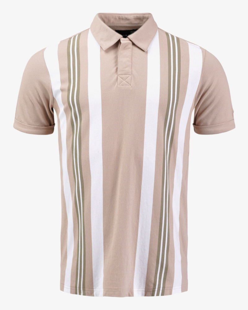 PelleP Polo Yawl - beige oak stripe, XL