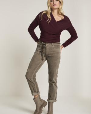 Bobby Vintage Velvetpüksid - Khaki roheline, 42