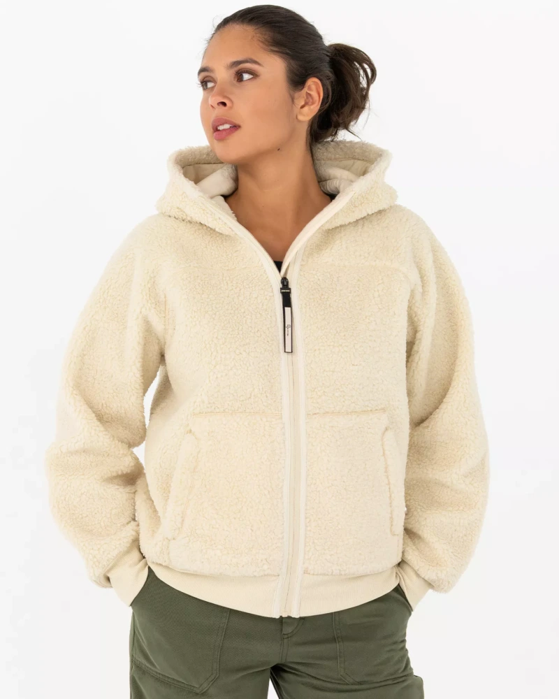 PelleP Zip Hood Alpage - cream white, L