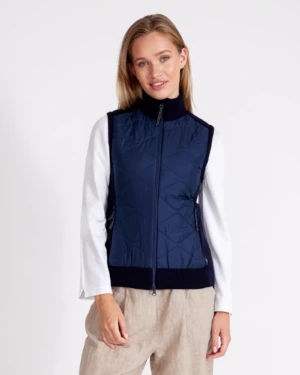 - Mary Windproof Vest - Navy, S