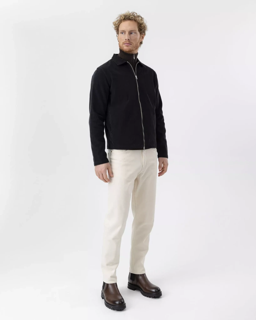 Isak Cord velvetjakk - Must, M