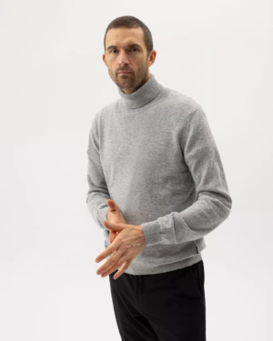 Johan Rollneck Neulepusero - vaaleanharmaa, M