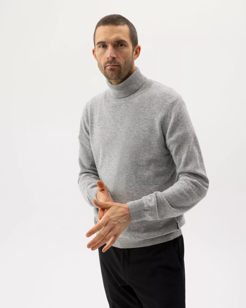 Johan Rollneck Sviiter - Light Grey Mel, M