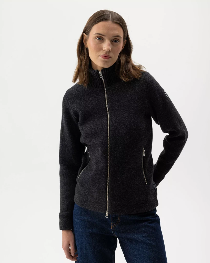Claire Windproof - anhracite mel, S