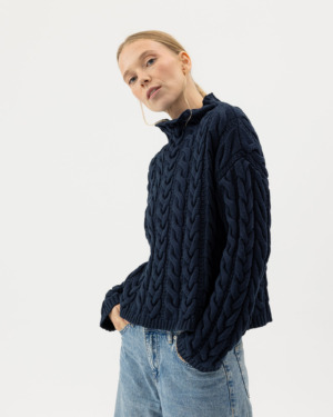 Emmie Turtle Neule - Laivastonsininen, L