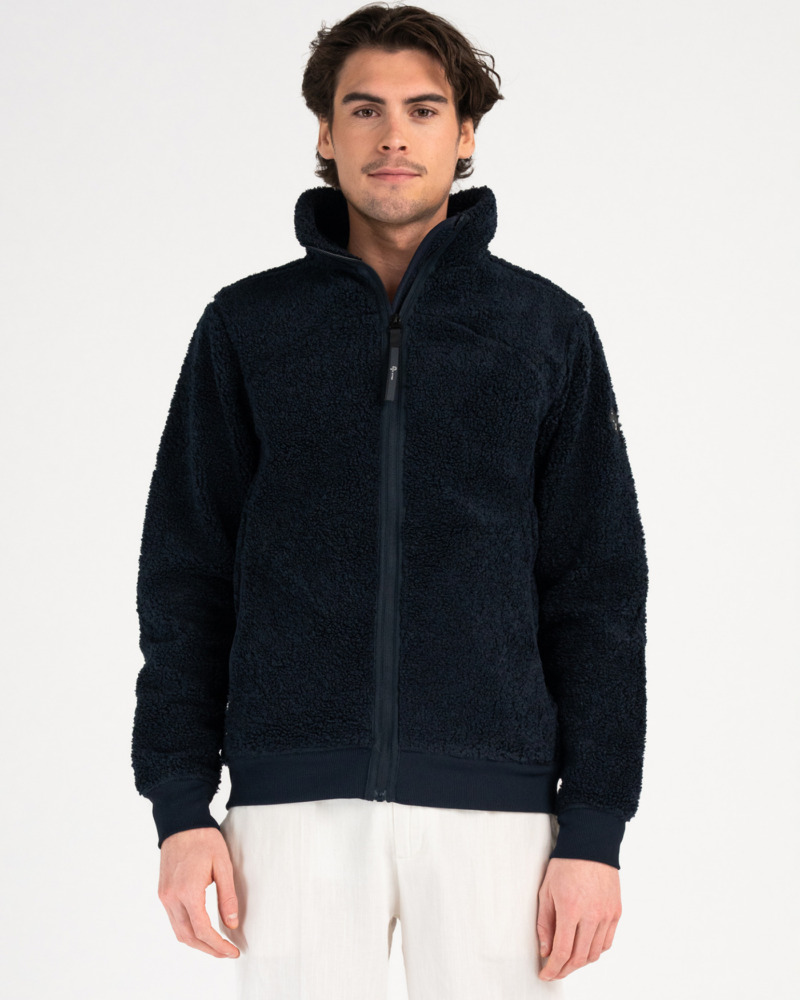 Pelle P Alpage Zip Fleece - Laivastonsininen, XL