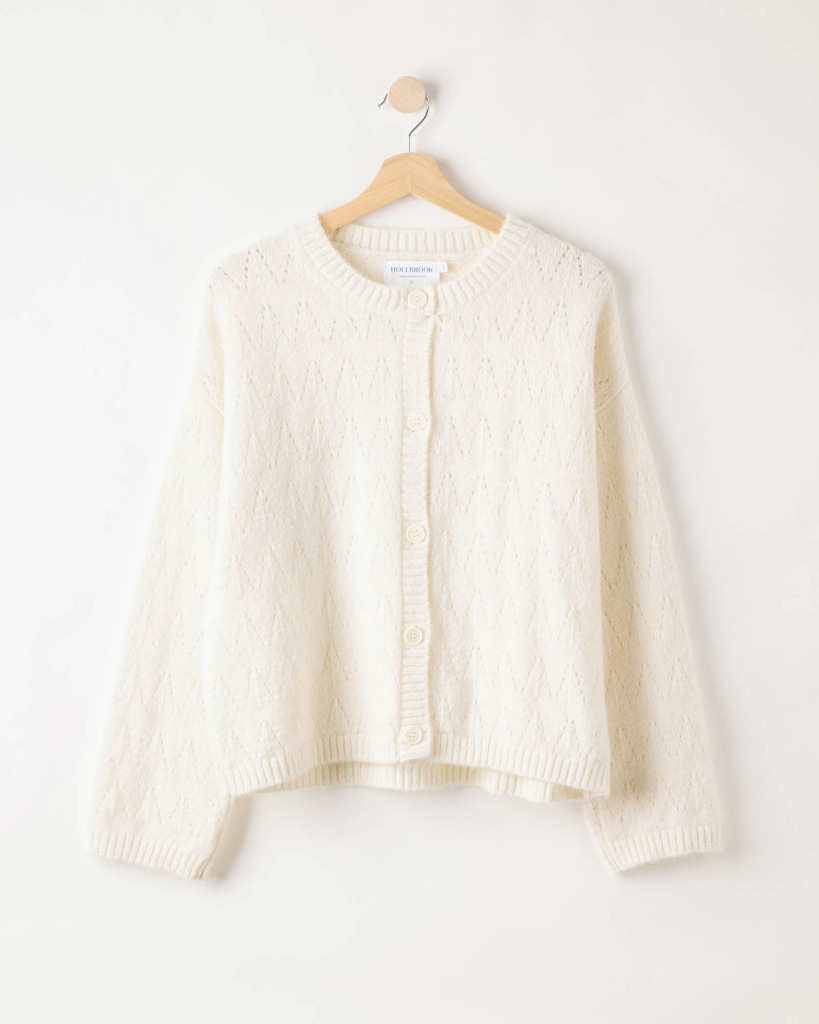 Holebrook Elsy -neuletakki - Off white, M