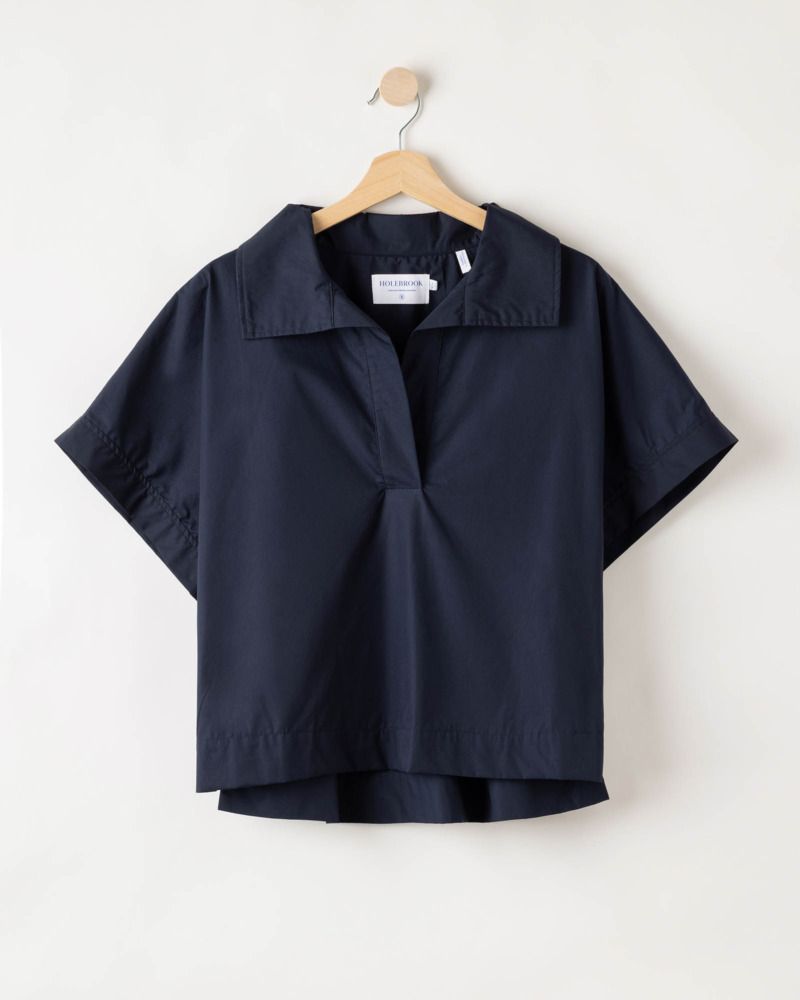 Holebrook Marie Pop Over Top - Laivastonsininen, M