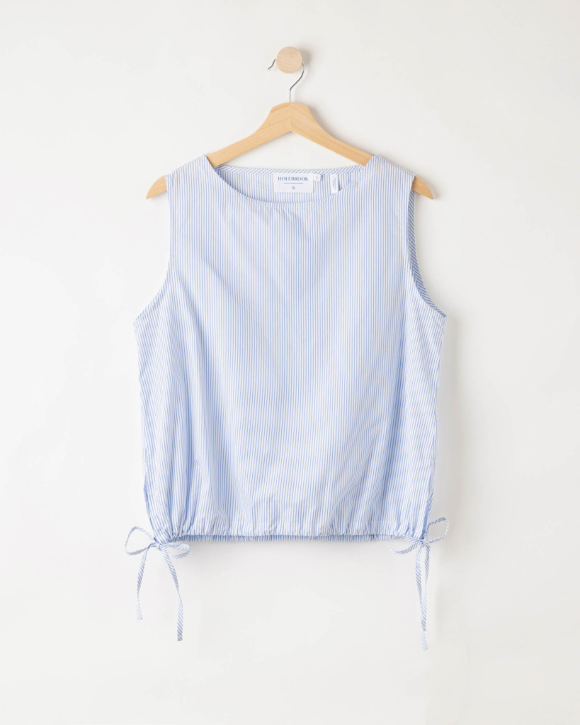 Holebrook Marie -toppi - White/Light Blue, XS