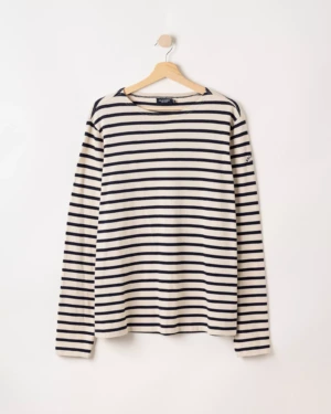 Oliver Boatneck - Ecru/Navy, 3XL