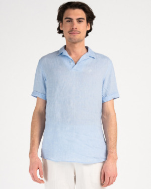 PelleP Linane Polo - tidal blue, XXL