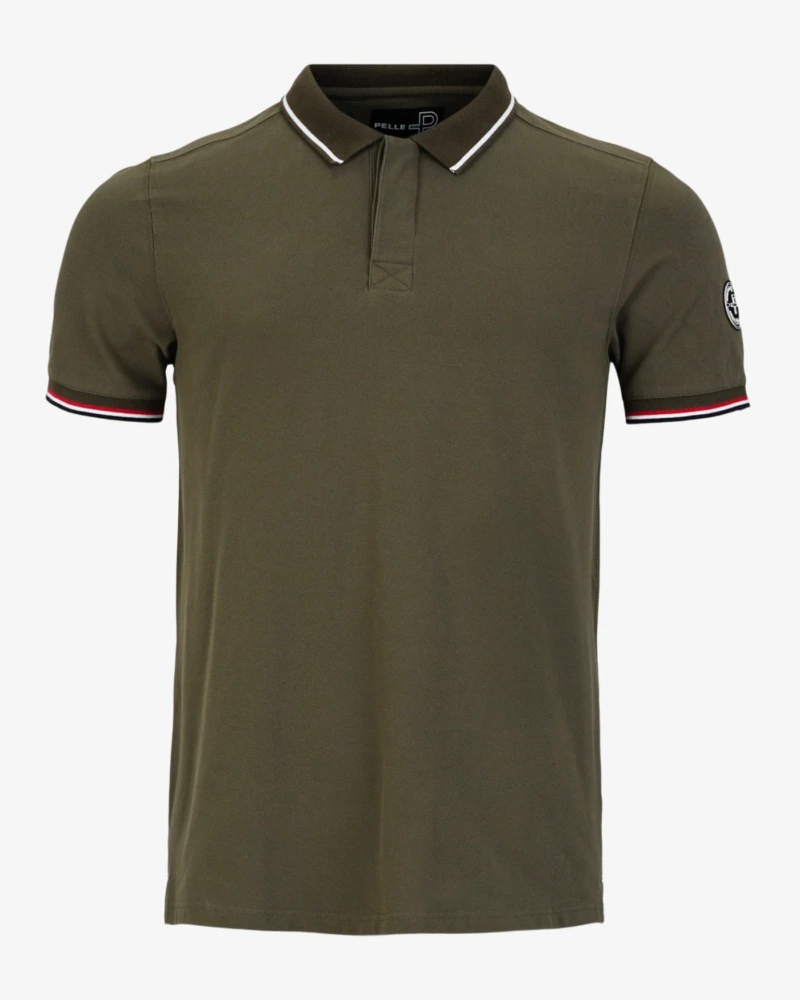 Pelle P Tide Polo - Khakinvihreä, XL