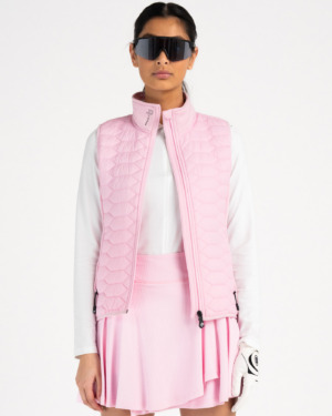 PelleP Naisten Levo Hybrid ‑liivi - seashell pink, XS