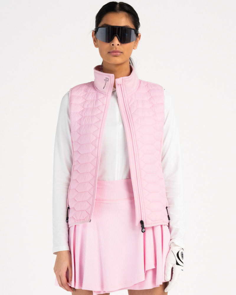 PelleP Naisten Levo Hybrid ‑liivi - seashell pink, XS