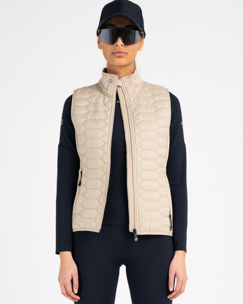 PelleP Women’s Levo Hybrid Vest - Beige, S
