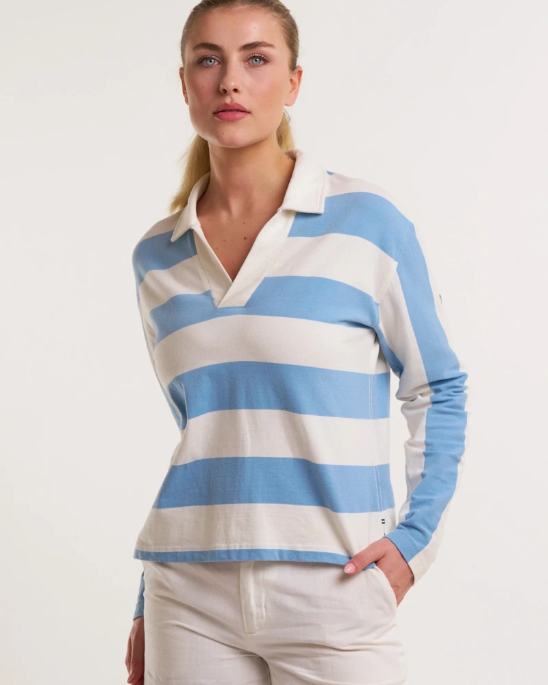 PelleP Naisten Navigo‑pikeepaita - concordia blue, XL