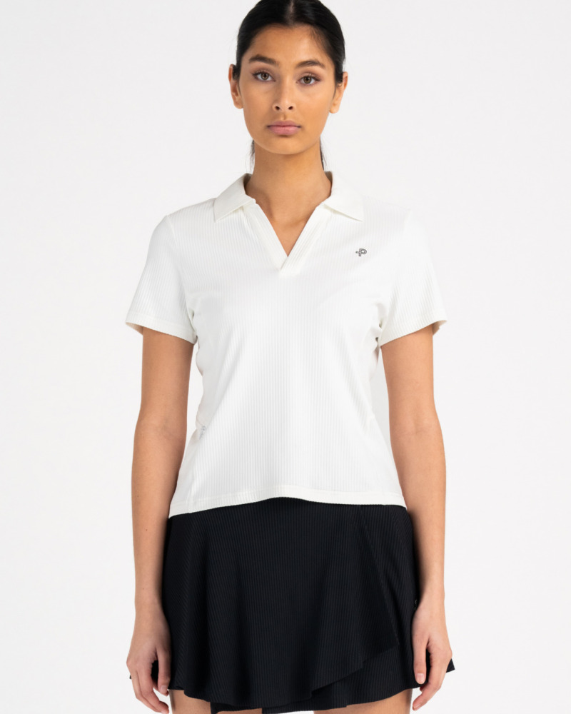 PelleP Women’s Agilis Polo - White, XS