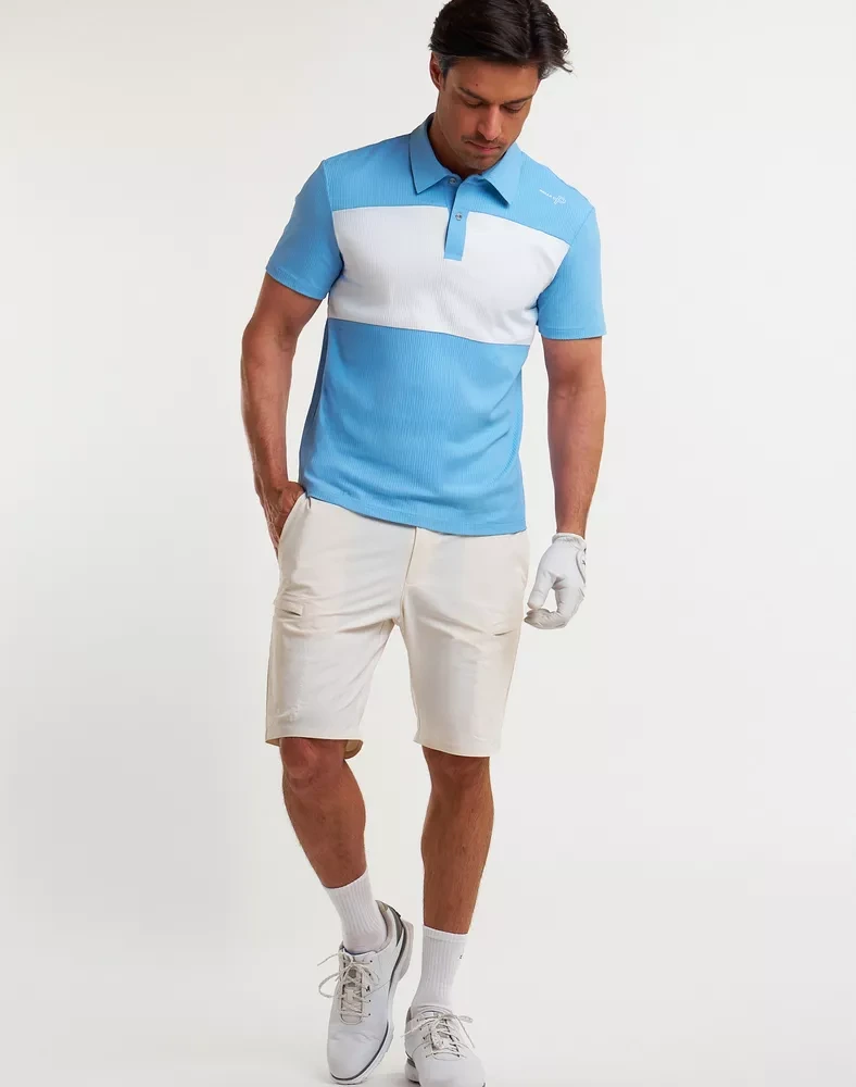 PelleP Polo Agilis Block - concordia blue, XXL